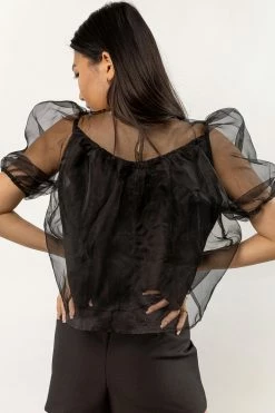 LALAVON Faye Sheer Top