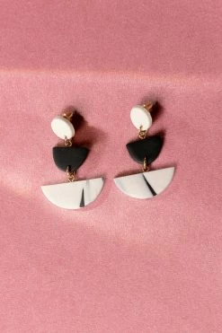 LA RADIANT VAL JEAN GLOBAL Freya Clay Earrings Jewelry