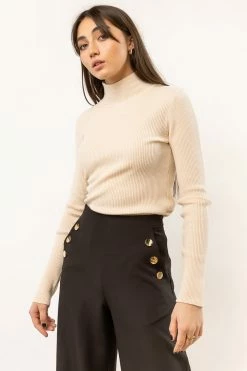 TEA N ROSE Haiden Ribbed Top