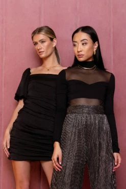 Fore Collection Tops Jada Mesh Bodysuit