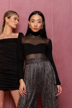 Fore Collection Tops Jada Mesh Bodysuit