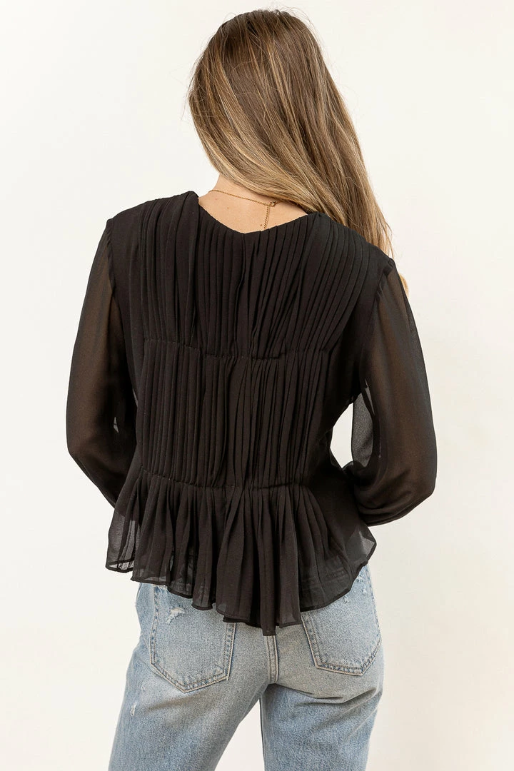 Wholesale π₯ DRESS FORUM Keegan Sheer Top In Black β 5 DRESS FORUM Keegan Sheer Top In Black