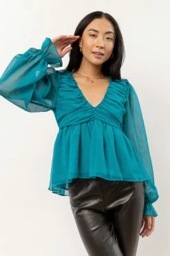 ZOE + CLAIRE New Arrivals Keria Long Sleeve Top