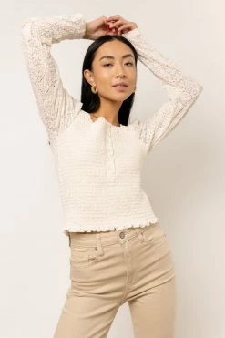 BIRDIE + BETTE Kingsley Smocked Top New Arrivals