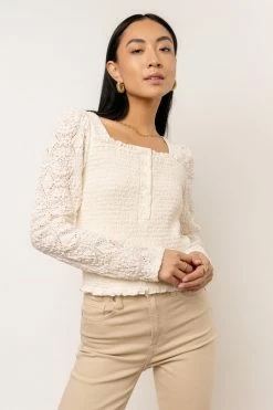 BIRDIE + BETTE Kingsley Smocked Top New Arrivals