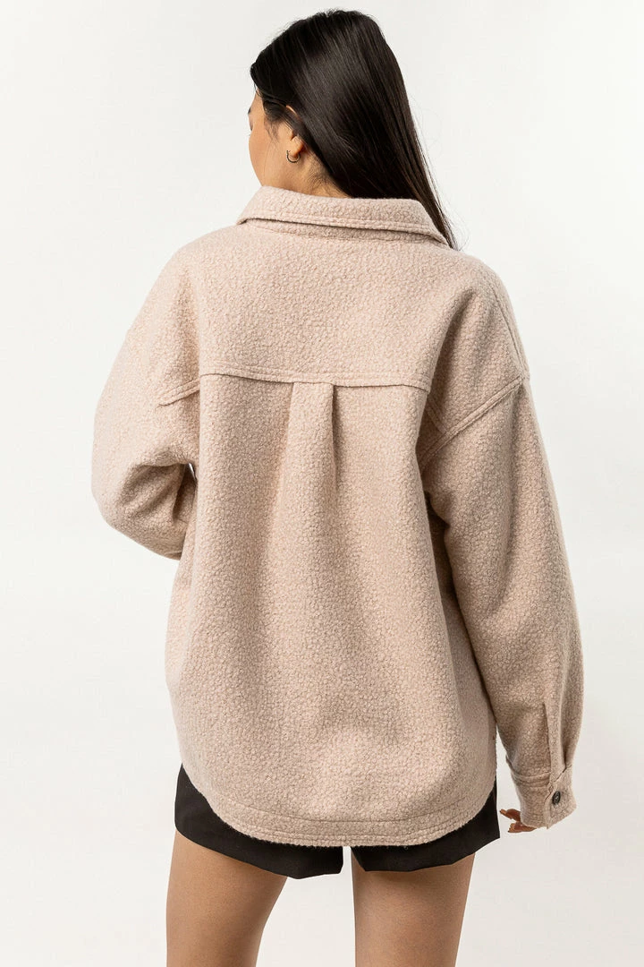 Hot Sale ๐งจ LA MIEL New Arrivals Kyler Cozy Shacket ๐งจ 2 LA MIEL New Arrivals Kyler Cozy Shacket