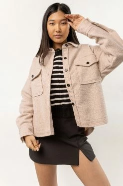 Hot Sale ๐งจ LA MIEL New Arrivals Kyler Cozy Shacket ๐งจ 7 LA MIEL New Arrivals Kyler Cozy Shacket