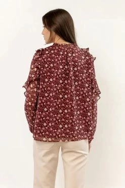 DRESS FORUM Lin Lin Floral Top - FINAL SALE