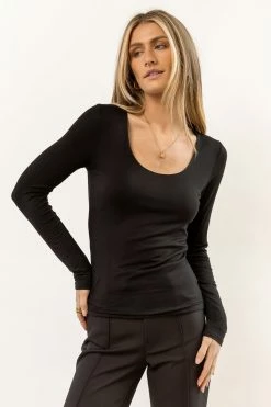 WASABI + MINT New Arrivals Luffy Top In Black