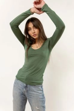 Flash Sale β WASABI + MINT New Arrivals Luffy Top In Green 𧨠7 WASABI + MINT New Arrivals Luffy Top In Green