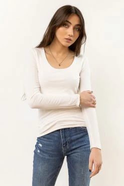 WASABI + MINT Luffy Top In Ivory New Arrivals