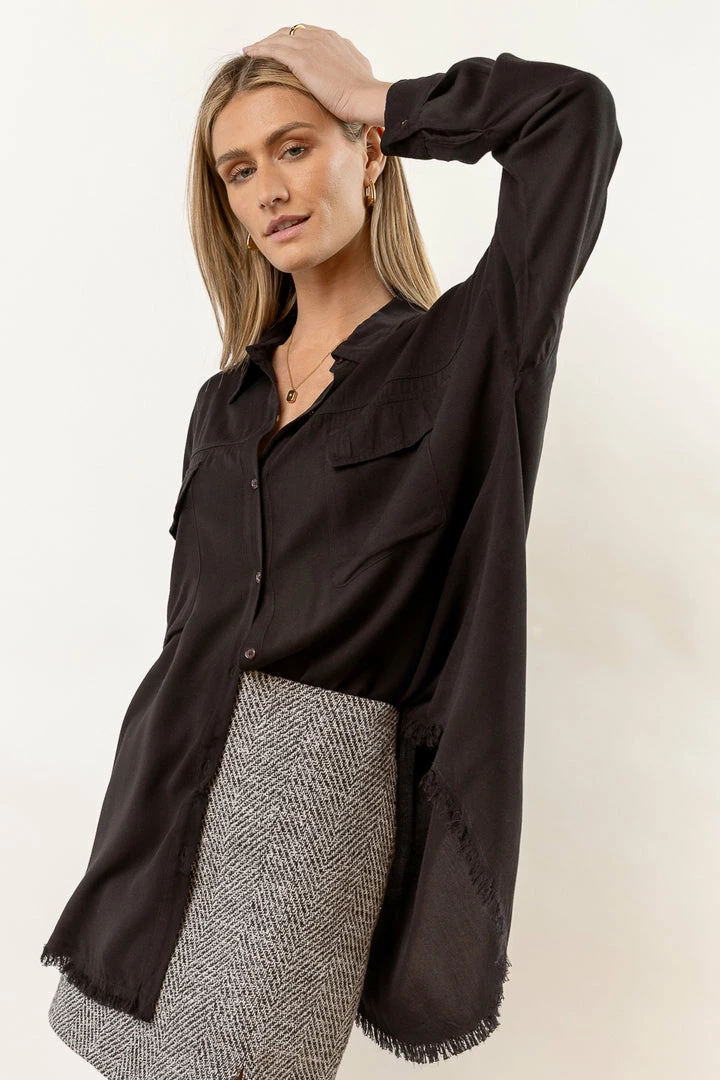 Top 10 π₯ LIME N CHILI Tops Marc Button Down In Black π€© 4 LIME N CHILI Tops Marc Button Down In Black