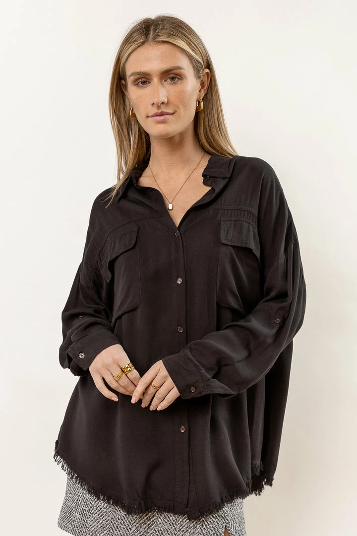 Top 10 π₯ LIME N CHILI Tops Marc Button Down In Black π€© 3 LIME N CHILI Tops Marc Button Down In Black