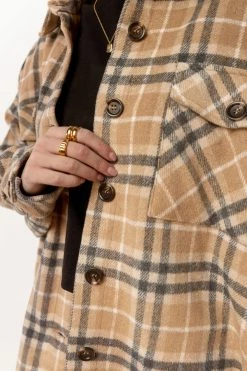 LIME N CHILI Tops Montana Shacket