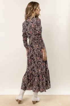CALISTA Noelle Floral Midi Dress Dresses