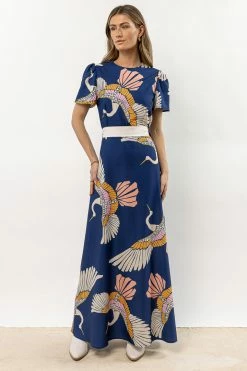QIZHEN Dresses Odette Printed Maxi Dress