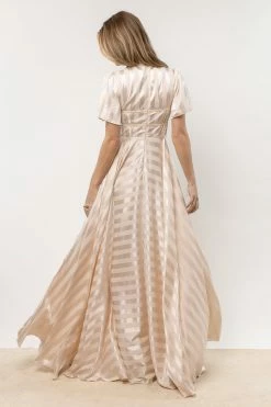 Best Pirce 🔔 RICARICA New Arrivals Rylee Maxi 👗 Dress In Champagne 👍 7 RICARICA New Arrivals Rylee Maxi Dress In Champagne