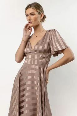RICARICA Rylee Maxi Dress In Mauve
