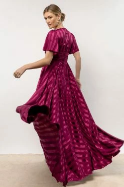 Buy 👏 RICARICA Rylee Maxi 👗 Dress In Wine ❤️ 7 RICARICA Rylee Maxi Dress In Wine