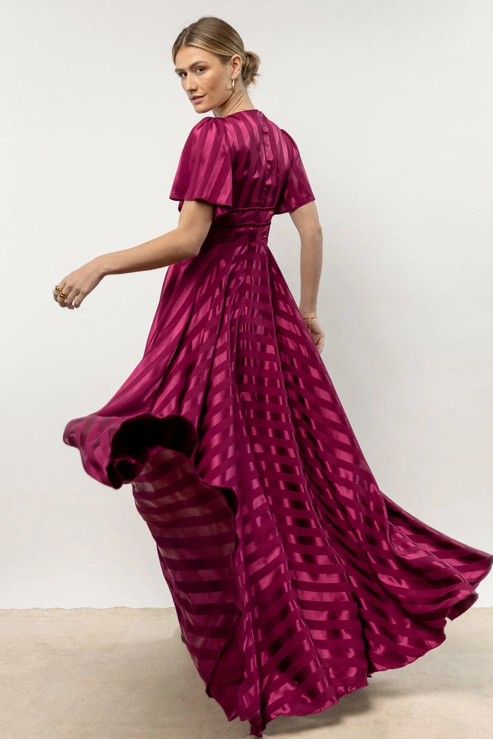 Buy 👏 RICARICA Rylee Maxi 👗 Dress In Wine ❤️ 3 RICARICA Rylee Maxi Dress In Wine