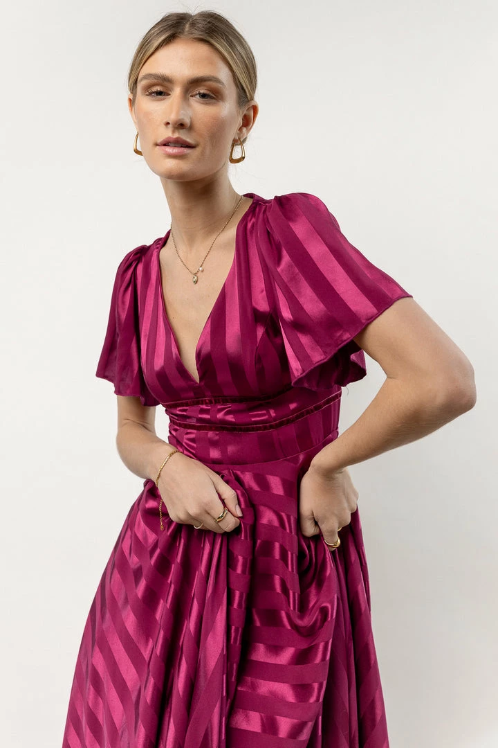 Buy 👏 RICARICA Rylee Maxi 👗 Dress In Wine ❤️ 4 RICARICA Rylee Maxi Dress In Wine