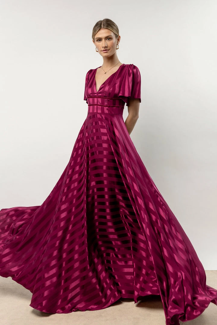 Buy 👏 RICARICA Rylee Maxi 👗 Dress In Wine ❤️ 5 RICARICA Rylee Maxi Dress In Wine