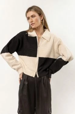 LE LIS Tops Sybil Color Block Sweater