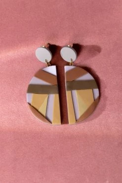 LA RADIANT VAL JEAN GLOBAL Tory Clay Earrings Jewelry