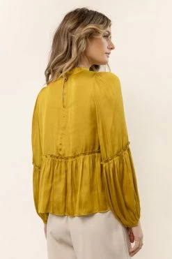 Hot Sale π― CALISTA Valeria Blouse In Chartreuse New Arrivals β 5 CALISTA Valeria Blouse In Chartreuse New Arrivals