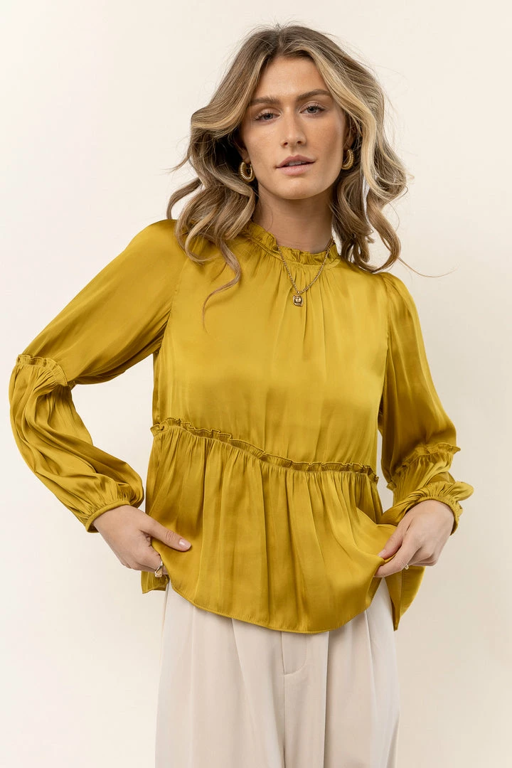 Hot Sale π― CALISTA Valeria Blouse In Chartreuse New Arrivals β 1 CALISTA Valeria Blouse In Chartreuse New Arrivals
