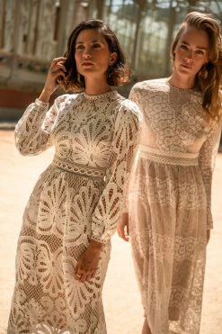 WELLMADE INC Dresses Geraldene Lace Dress In White