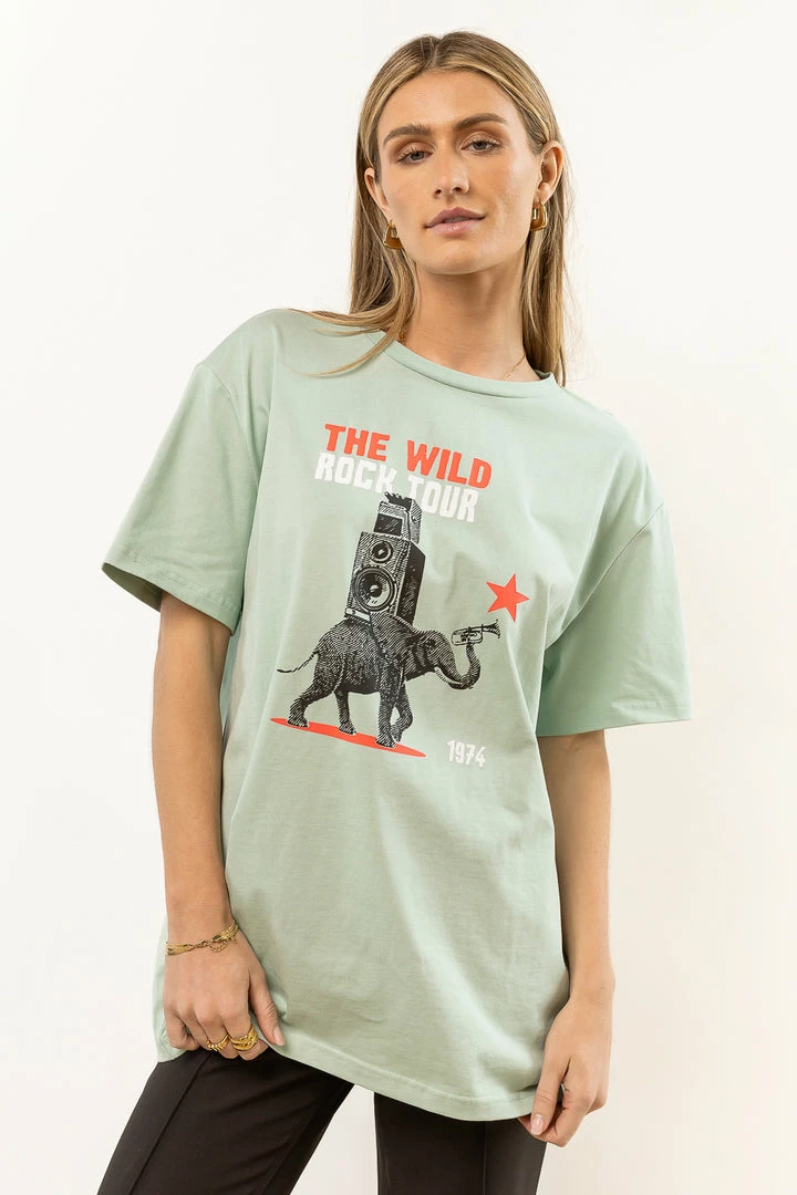 Wholesale π― WORUI Tops Wild Rock Tour Graphic Tee - FINAL SALE β 4 WORUI Tops Wild Rock Tour Graphic Tee - FINAL SALE