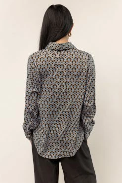 CALISTA Yara Printed Button Down New Arrivals