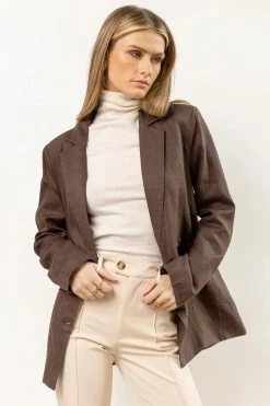 Wholesale π LISTICLE Adella Blazer In Brown New Arrivals βοΈ 7 LISTICLE Adella Blazer In Brown New Arrivals