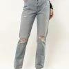 DENIM ONE New Arrivals Adriana Straight Leg Denim In Light Wash