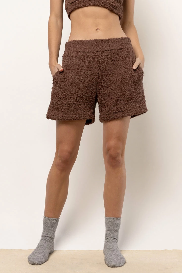 Flash Sale π KIMBERLY C New Arrivals Aida Cozy Shorts In Brown π 1 KIMBERLY C New Arrivals Aida Cozy Shorts In Brown