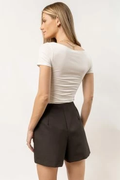 FINAL TOUCH COLLECTION Alden Bodysuit In Ivory