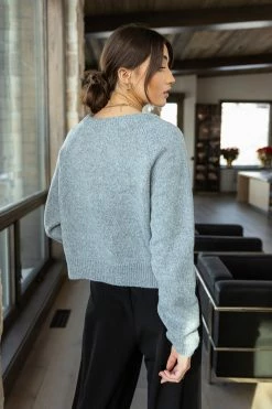 VERY J Amelia Sweater In Grey