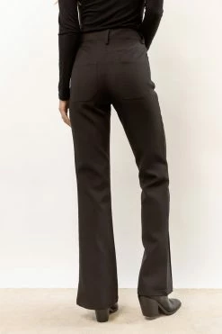 AARON & AMBER Anslee Wide Leg Pants In Black New Arrivals