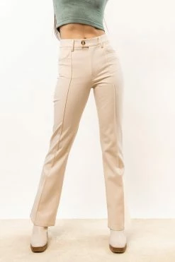 AARON & AMBER Anslee Wide Leg Pants In Cream New Arrivals