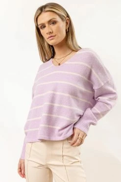 Aubree Vero Moda Sweater In Lavender