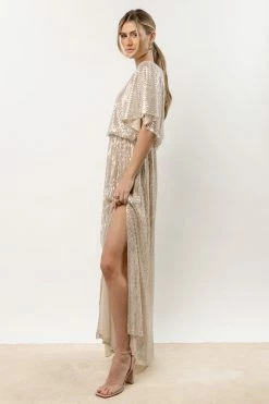 SEE AND BE SEEN Azalea Sequin Maxi Dress Dresses