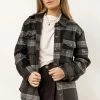 QIZHEN New Arrivals Baylee Plaid Shacket