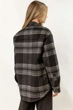QIZHEN New Arrivals Baylee Plaid Shacket