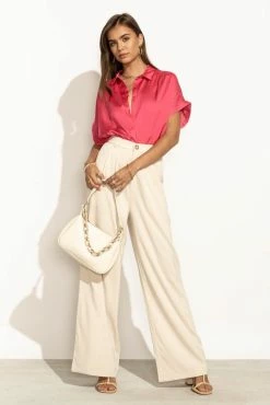 FUN 2 FUN Tops Mary Button Down Top In Jade - FINAL SALE