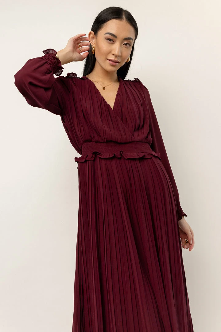 Buy π€© DRESS FORUM Britt Midi π Dress In Oxblood New Arrivals β 3 DRESS FORUM Britt Midi Dress In Oxblood New Arrivals