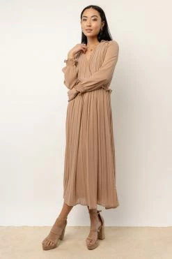 New β DRESS FORUM New Arrivals Britt Midi π Dress In Tan π 8 DRESS FORUM New Arrivals Britt Midi Dress In Tan