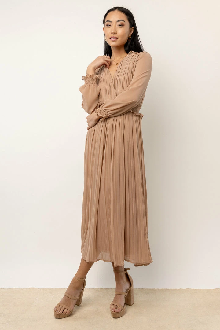 New β DRESS FORUM New Arrivals Britt Midi π Dress In Tan π 4 DRESS FORUM New Arrivals Britt Midi Dress In Tan