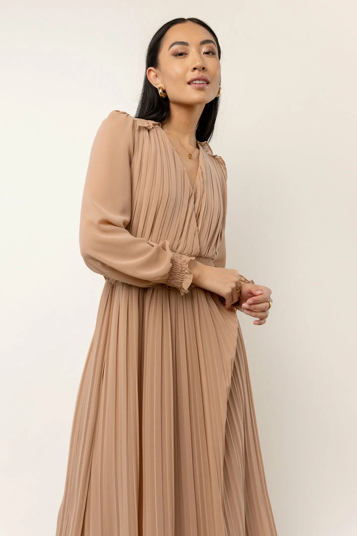 New β DRESS FORUM New Arrivals Britt Midi π Dress In Tan π 3 DRESS FORUM New Arrivals Britt Midi Dress In Tan