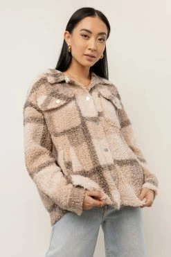 HYFVE Clare Plaid Shacket Tops